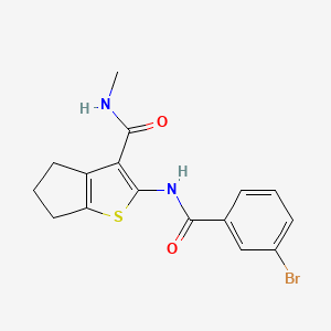 2-[(3-bromobenzoyl)amino]-N-methyl-5,6-dihydro-4H-cyclopenta[b]thiophene-3-carboxamide