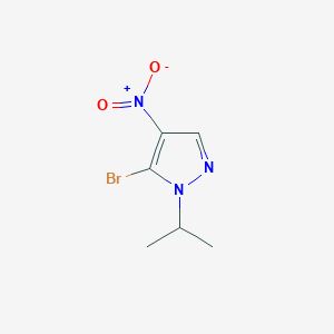 molecular formula C6H8BrN3O2 B2385656 5-Bromo-1-isopropyl-4-nitro-1H-pyrazole CAS No. 1785443-54-0