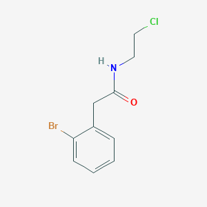 2-(2-Bromophenyl)-N-(2-chloroethyl)acetamide