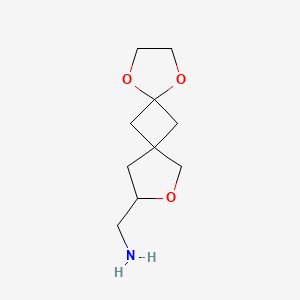 3,8,11-Trioxadispiro[4.1.47.15]dodecan-2-ylmethanamine