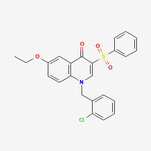 1-(2-chlorobenzyl)-6-ethoxy-3-(phenylsulfonyl)quinolin-4(1H)-one