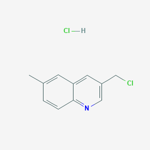 3-(Chloromethyl)-6-methylquinoline hydrochloride