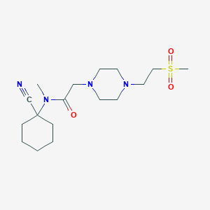 N-(1-cyanocyclohexyl)-2-[4-(2-methanesulfonylethyl)piperazin-1-yl]-N-methylacetamide