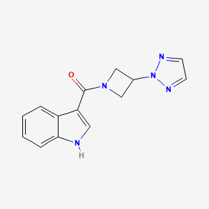 (3-(2H-1,2,3-triazol-2-yl)azetidin-1-yl)(1H-indol-3-yl)methanone