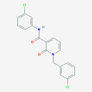 1-(3-chlorobenzyl)-N-(3-chlorophenyl)-2-oxo-1,2-dihydropyridine-3-carboxamide