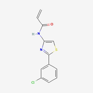 N-[2-(3-Chlorophenyl)-1,3-thiazol-4-yl]prop-2-enamide