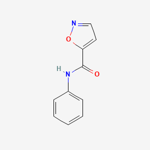 molecular formula C10H8N2O2 B2385865 N-phenylisoxazole-5-carboxamide CAS No. 702685-67-4