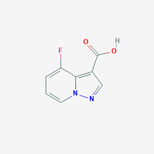 B2385892 4-Fluoropyrazolo[1,5-a]pyridine-3-carboxylic acid CAS No. 1352625-33-2
