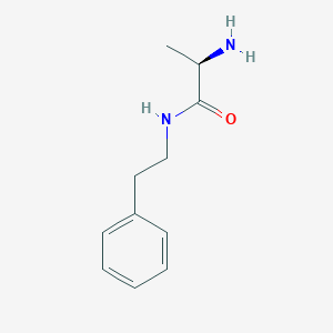 B2385978 (2R)-2-amino-N-(2-phenylethyl)propanamide CAS No. 1307953-73-6
