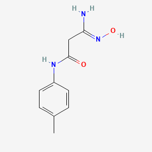 2-(N-Hydroxycarbamimidoyl)-N-p-tolyl-acetamide