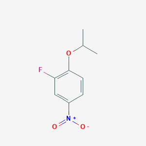 molecular formula C9H10FNO3 B2386108 2-Fluoro-1-isopropoxy-4-nitrobenzene CAS No. 951317-39-8