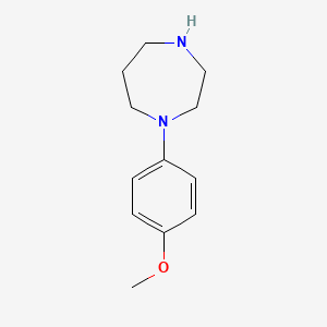 molecular formula C12H18N2O B2386154 1-(4-Methoxyphenyl)-1,4-diazepane CAS No. 868063-60-9