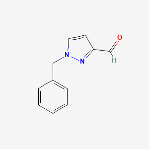 molecular formula C11H10N2O B2386165 1-benzyl-1H-pyrazole-3-carbaldehyde CAS No. 321405-31-6