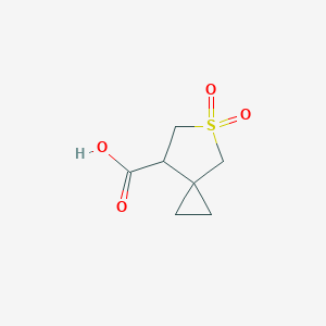 5,5-Dioxo-5lambda6-thiaspiro[2.4]heptane-7-carboxylic acid