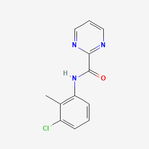 molecular formula C12H10ClN3O B2386295 N-(3-chloro-2-methylphenyl)pyrimidine-2-carboxamide CAS No. 1286705-07-4