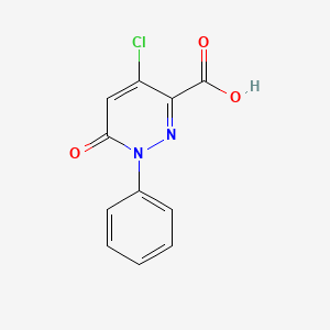 4-Chloro-6-oxo-1-phenyl-1,6-dihydropyridazine-3-carboxylic acid