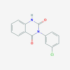 molecular formula C14H9ClN2O2 B2386313 3-(3-chlorophenyl)quinazoline-2,4(1H,3H)-dione CAS No. 2473-93-0