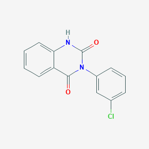 3-(3-chlorophenyl)quinazoline-2,4(1H,3H)-dione