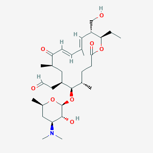 molecular formula C31H51NO8 B238635 3,4'-Dideoxy-5O-mycaminosyltylonolide CAS No. 127521-69-1