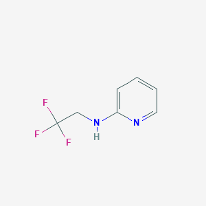 molecular formula C7H7F3N2 B2386388 N-(2,2,2-trifluoroethyl)pyridin-2-amine CAS No. 77262-41-0