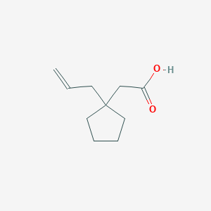 2-(1-Prop-2-enylcyclopentyl)acetic acid