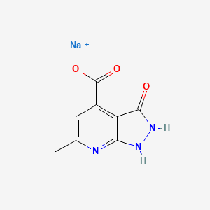 Sodium 6-methyl-3-oxo-2,3-dihydro-1H-pyrazolo[3,4-b]pyridine-4-carboxylate