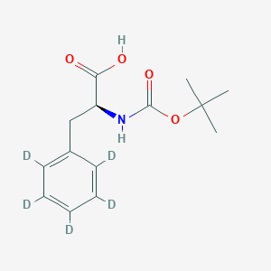 molecular formula C14H19NO4 B023864 BOC-L-phenylalanine-d5 CAS No. 121695-40-7
