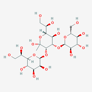molecular formula C21H38O18 B238641 MGHPH CAS No. 131289-51-5