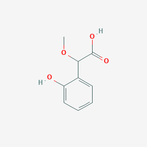 molecular formula C9H10O4 B2386462 2-(2-Hydroxyphenyl)-2-methoxyacetic acid CAS No. 75335-12-5