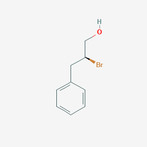 molecular formula C9H11BrO B2386464 (S)-2-Bromo-3-phenylpropan-1-ol CAS No. 219500-45-5