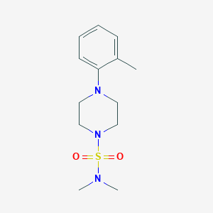 molecular formula C13H21N3O2S B2386513 N,N-dimethyl-4-(2-methylphenyl)piperazine-1-sulfonamide CAS No. 825608-17-1