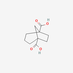 B2386532 Bicyclo[3.2.1]octane-1,5-dicarboxylic acid CAS No. 110371-23-8