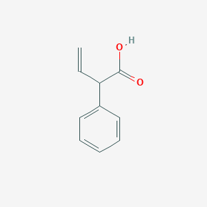 molecular formula C10H10O2 B2386560 2-Phenylbut-3-enoic acid CAS No. 30953-25-4