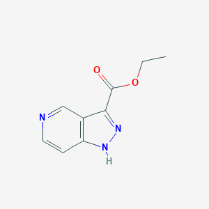 molecular formula C9H9N3O2 B2386576 ethyl 1H-pyrazolo[4,3-c]pyridine-3-carboxylate CAS No. 1638771-92-2