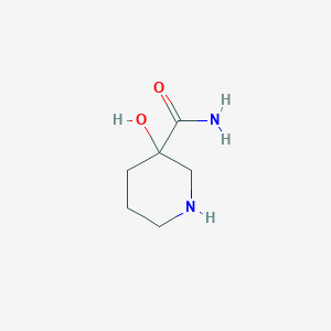B2386694 3-Hydroxypiperidine-3-carboxamide CAS No. 1378254-91-1