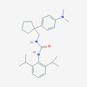molecular formula C27H39N3O B238670 Nevanimibe CAS No. 133825-80-6