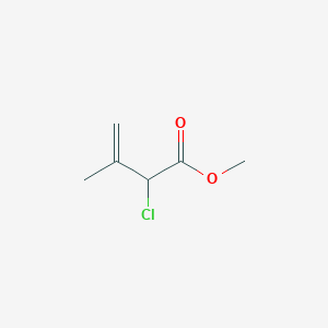 molecular formula C6H9ClO2 B2386724 Methyl 2-chloro-3-methylbut-3-enoate CAS No. 286932-00-1