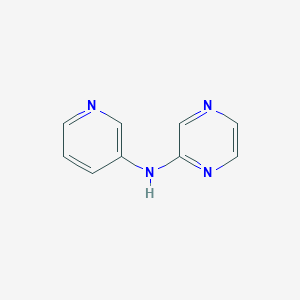 molecular formula C9H8N4 B2386797 N-(pyridin-3-yl)pyrazin-2-amine CAS No. 1028223-88-2
