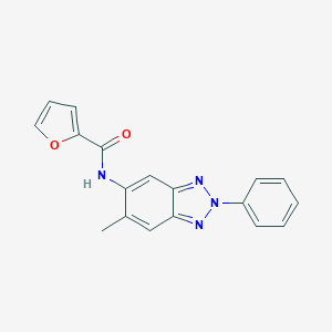 N-(6-methyl-2-phenyl-2H-1,2,3-benzotriazol-5-yl)-2-furamide