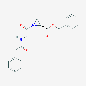 N-(Phenylacetyl)glycylaziridine-2-carboxylate phenylmethyl ester