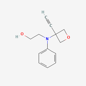 2-((3-Ethynyloxetan-3-yl)(phenyl)amino)ethan-1-ol