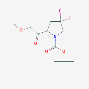 Tert-butyl 4,4-difluoro-2-(2-methoxyacetyl)pyrrolidine-1-carboxylate