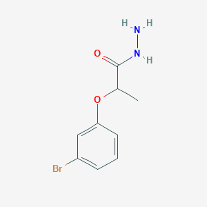 molecular formula C9H11BrN2O2 B2386951 2-(3-Bromophenoxy)propanehydrazide CAS No. 590351-23-8