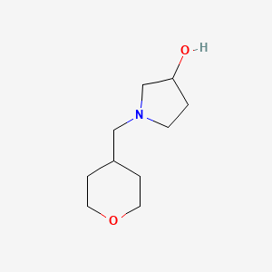 1-[(Oxan-4-yl)methyl]pyrrolidin-3-ol