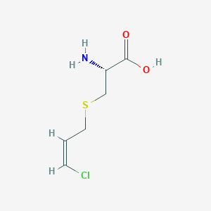 molecular formula C10H12ClNO2 B238698 S-(3-Chloro-2-propenyl)cysteine CAS No. 138876-21-8
