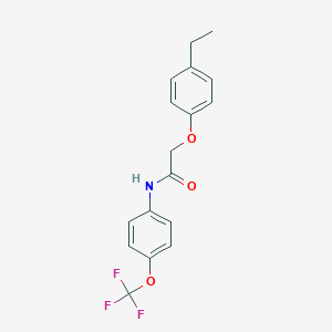 2-(4-ethylphenoxy)-N-[4-(trifluoromethoxy)phenyl]acetamide