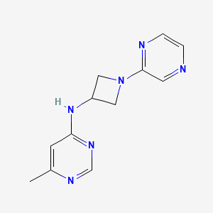 6-Methyl-N-(1-pyrazin-2-ylazetidin-3-yl)pyrimidin-4-amine