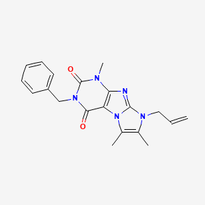 2-Benzyl-4,7,8-trimethyl-6-prop-2-enylpurino[7,8-a]imidazole-1,3-dione