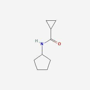 molecular formula C9H15NO B2387020 N-cyclopentylcyclopropanecarboxamide CAS No. 15924-93-3
