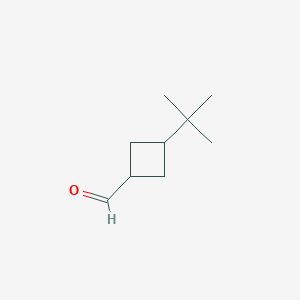 molecular formula C9H16O B2387045 3-tert-Butylcyclobutane-1-carbaldehyde CAS No. 1784142-39-7